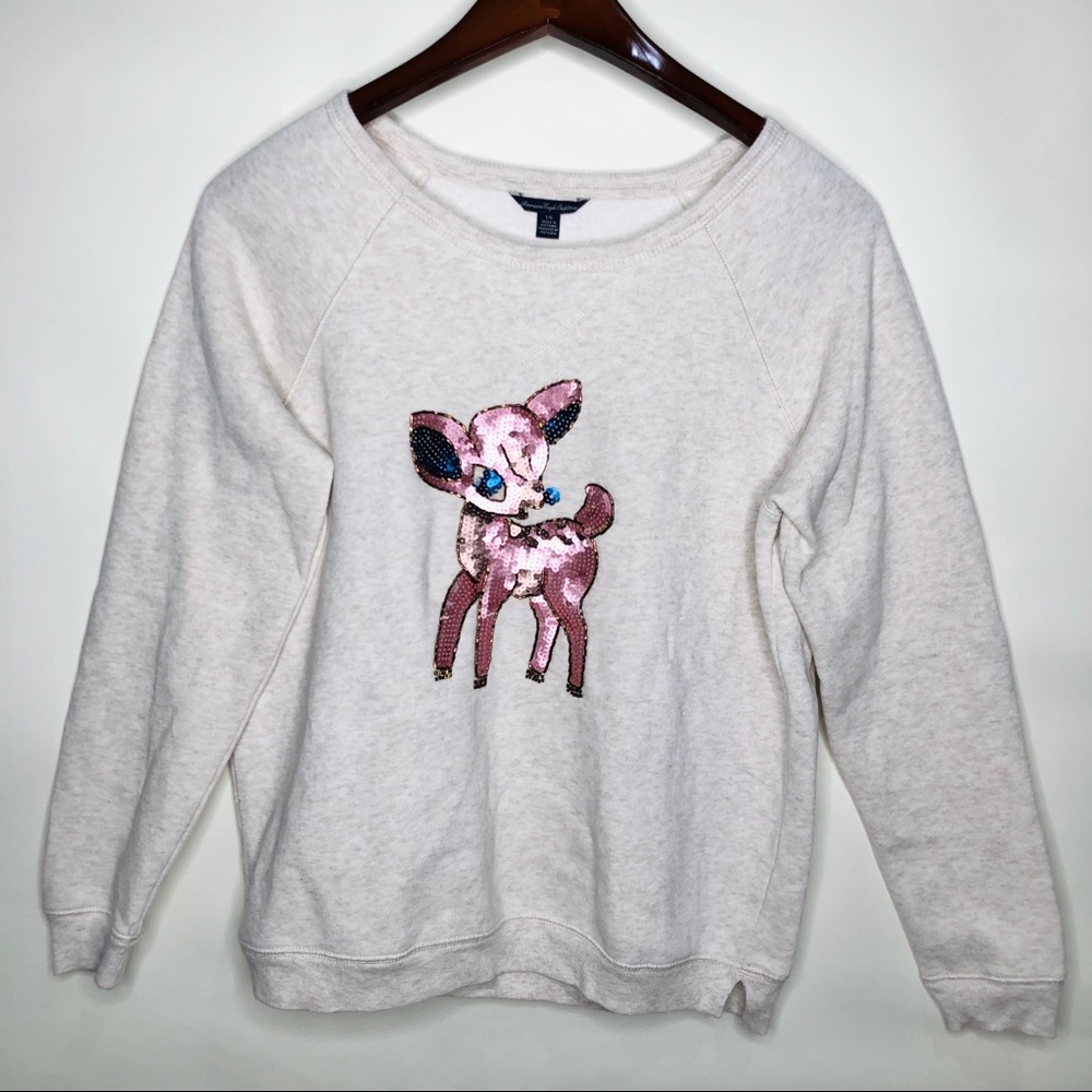 American Eagle Outfitters Bambie Sequin Sweater